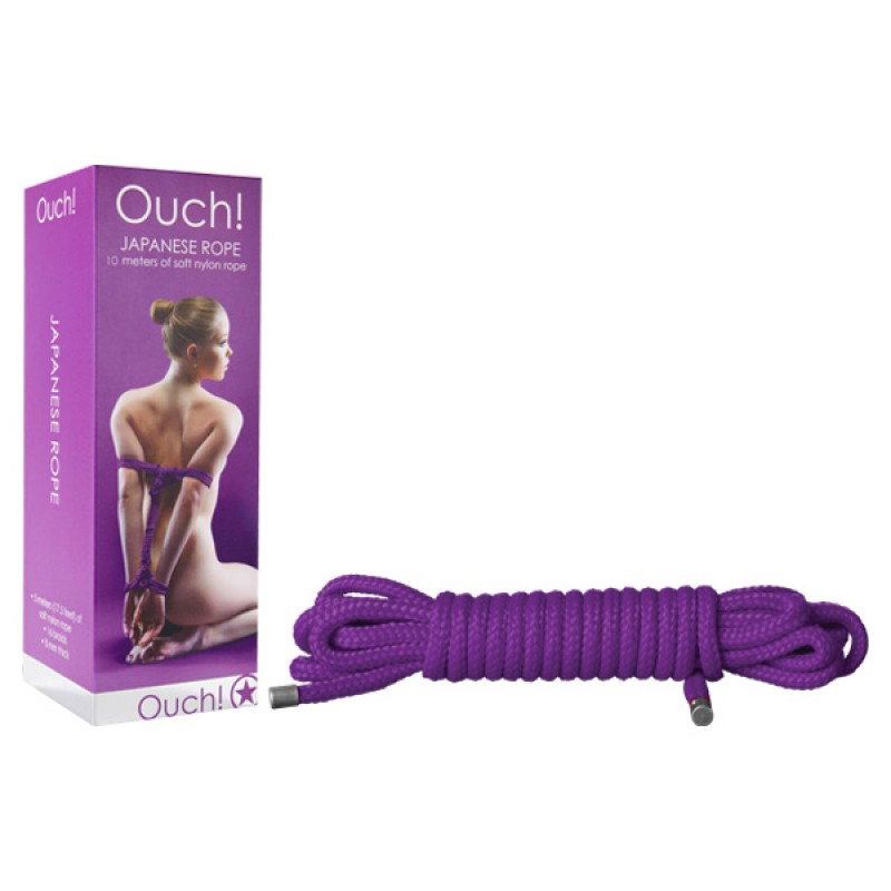 Ouch! Japanese Soft Nylon Rope 10 Metres - Purple
